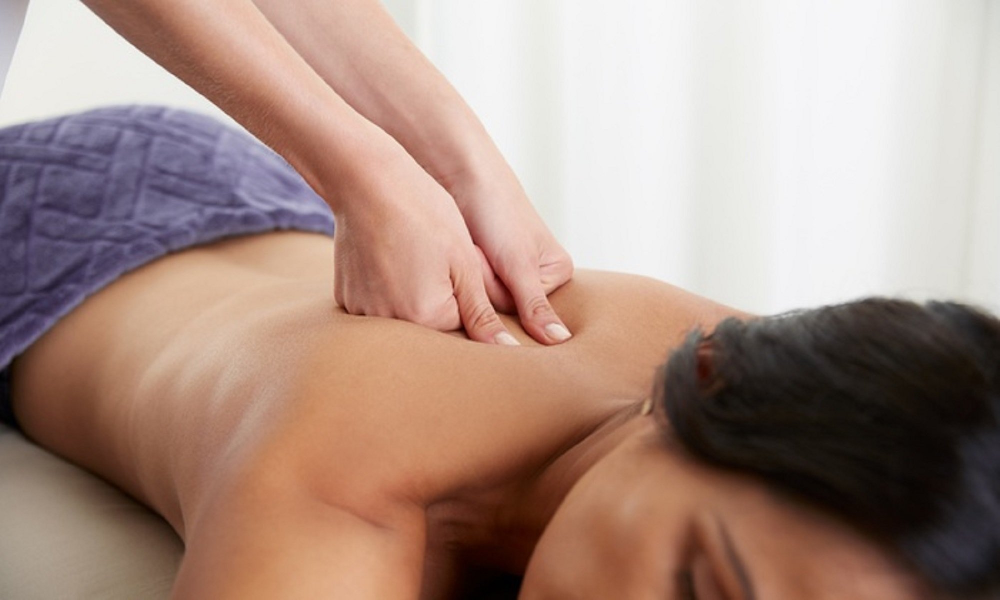 Healing back massage 